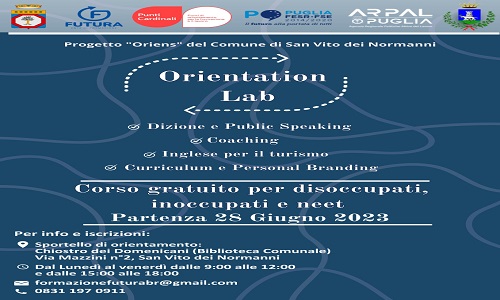 Laboratori gratuiti rivolti a disoccupati, inoccupati e NEET