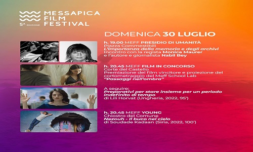 MesagnEstate domenica 30 luglio, ultima giornata del Messapica Film Festival