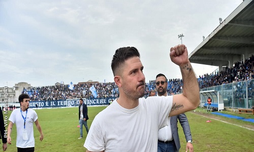 Calcio Brindisi rinnovo contratto con Mister Danucci