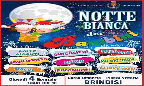 Brindisi Notte bianca dei bambini 