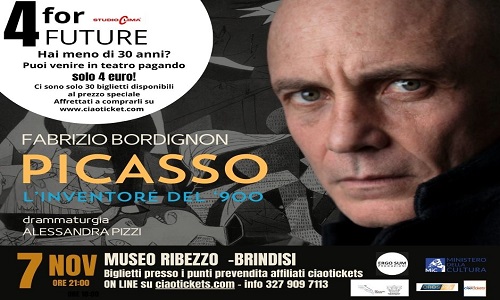 Spettacolo teatrale “PICASSO. L’inventore del ‘900”.