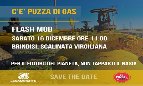 Legambiente flash mob "C'e' puzza di gas"