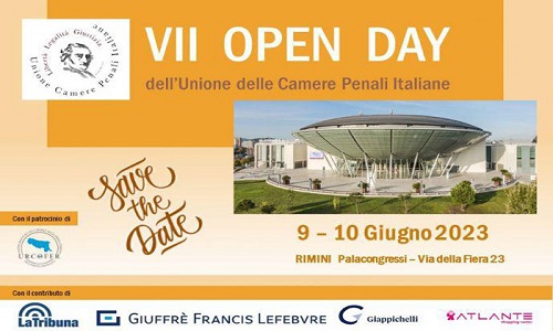 La Camera Penale di Brindisi protagonista del VII Open Day dell'Unione delle Camere Penali Italiane di Rimini in programma il 9 e 10 giugno