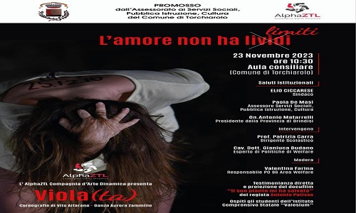 Torchialoro evento promosso per sensibilizzare il contrasto alla violenza di genere 
