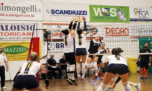 Aurora Volley Brindisi vittoria  convincente a Matera 