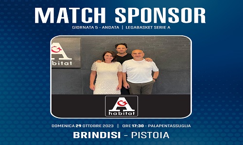 Happy casa sponsor della gara contro Pistoia Habitat di Azzarito
