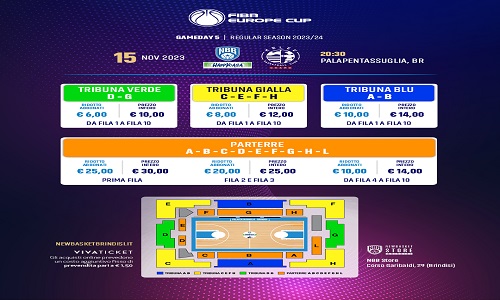 Happy casa biglietti in vendita per la partita di coppa contro il Kalev Cramo