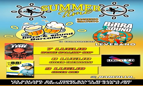 Torre Santa Susanna evento spettacolo Birra E Sound Barcollo's