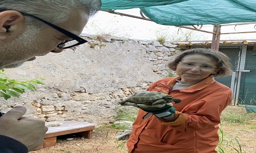 Il Presidente Matarrelli in visita al Centro di Fauna Selvatica.  A seguire ha incontrato gli studenti del “Pantanelli”