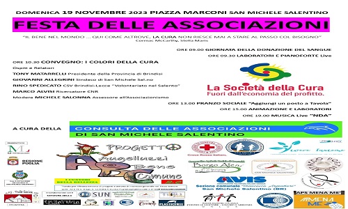 San Michele Salentino prima festa delle associazioni