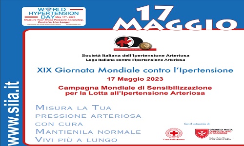 17 maggio giornata mondiale della ipertensione arteriosa