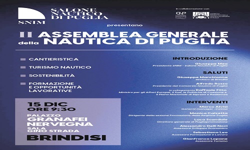 Assemblea generale della Nautica di Puglia 