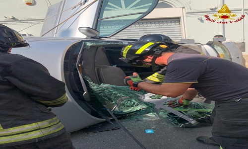 San Vito dei Normanni incidente nel pomeriggio 