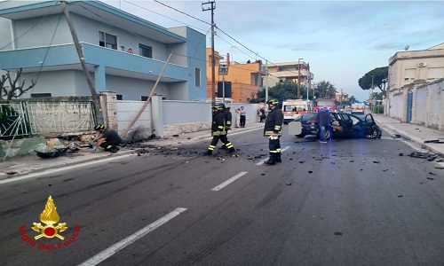 Brindisi incidente stradale su Via Benedetto Brin