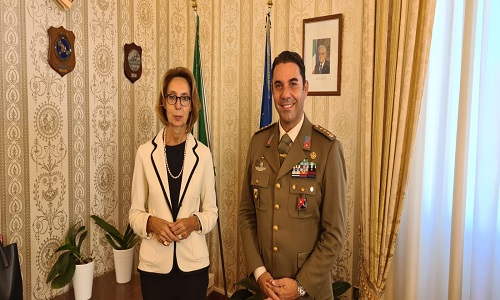 Visita in Prefettura del Comandante Militare dell’Esercito Puglia Col. Arcangelo Moro
