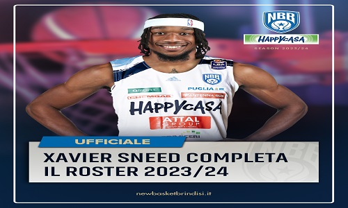 Happy casa ultimo arrivo nel roster: Xavier Sneed ala Usa