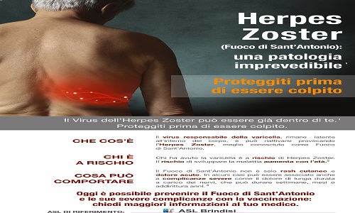 Partita la campagna di vaccinazione anti herpes zoster