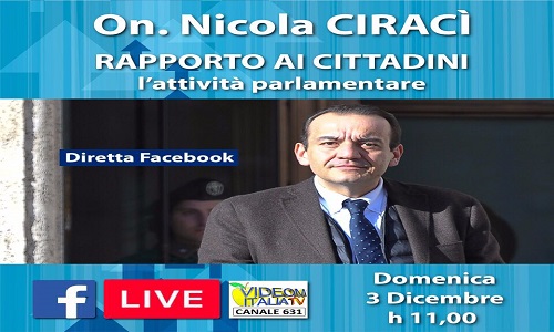 L'On. Ciracì traccia il bilancio della sua attività parlamentare: grande attenzione al mondo agricolo e al Made in Italy
