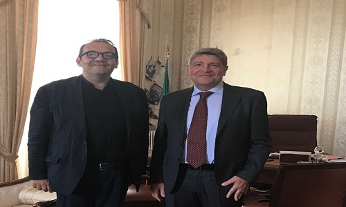 Nuovo clima (di collaborazione) tra i vigili del fuoco & Santa Teresa, Ciracì ha incontrato il comandante provinciale e il prefetto di Brindisi