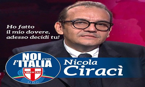 Ciraci .fuori dai collegi ,sostiene Fitto e Noi con L'Italia 