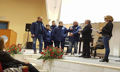 Calcio giovani del Ssd Brindisi  premiati nel salento 