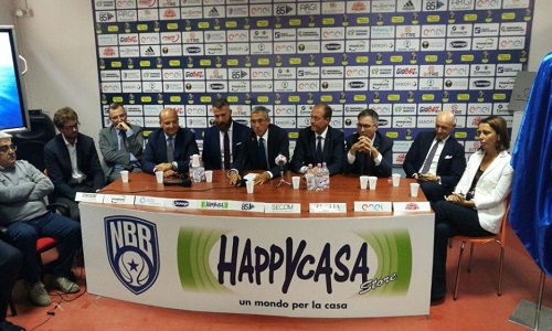 Happy casa Brindisi questa la nuova denominazione della squadra di basket  della citta'