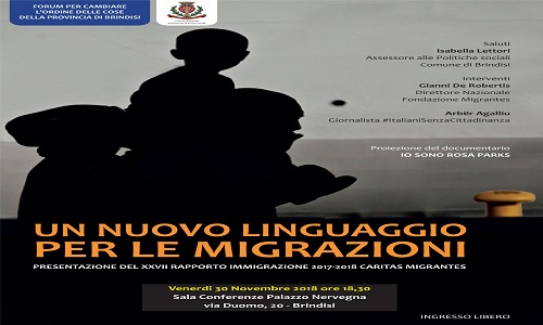 Venerdì la presentazione del “Rapporto immigrazione 2017-2018”