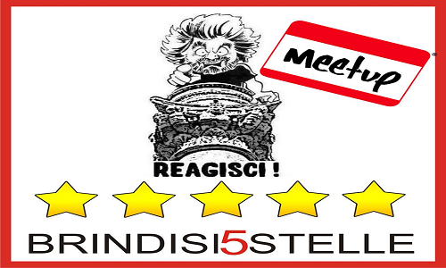 Gli attivisti del Movimento 5 Stelle brindisino del gruppo meetup Brindisi5Stelle replicano al consigliere Bozzetti