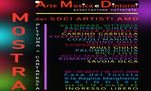 Sabato presso la Casa del turista la mostra "Arte Musica e Dintorni"