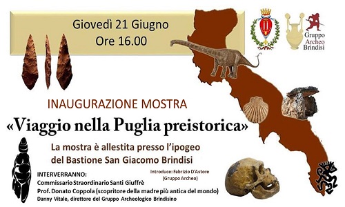 Giovedi si inaugura la mostra "Viaggio nella Puglia Preistorica"