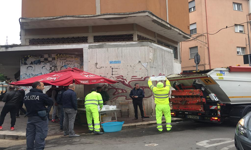 Brindisi: controlli della polizia locale in piazza S.Maria Ausiliatrice