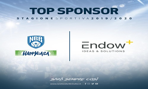 La Endow nuovo Top Sponsor Happy Casa Brindisi