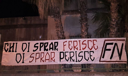Brindisi: Forza Nuova protesta contro l'apertura dello Sprar 