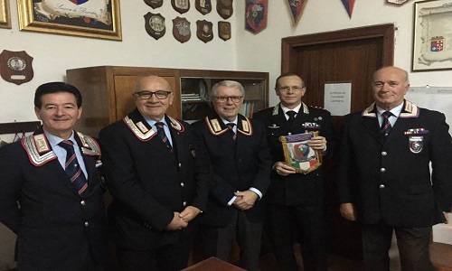 Visita del Comandante Provinciale Carabinieri Col. Vittorio Carrara alla Sezione A.N.C. di Brindisi.