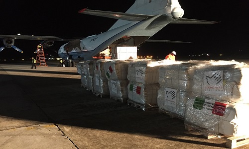 Partito dalla Base UNHRD Brindisi secondo volo della Cooperazione italiana con aiuti per terremotati in Iraq e Iran