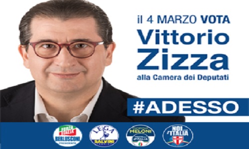 Gli appuntamenti elettorali del candidato di Noi con l'Italia Vittorio Zizza 