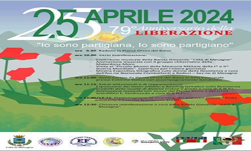 79° Anniversario della Festa Liberazione, il programma del 25 aprile a Mesagne