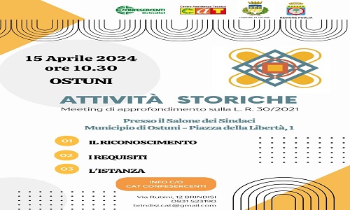Ostuni:Meeting Attività Storiche e di Tradizione della Puglia