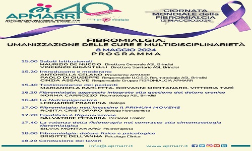 Fibromialgia, evento nella sala Appia della Asl per la Giornata mondiale