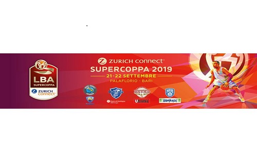 Domani a Bari la  Zurich Connect Supercoppa di basket 
