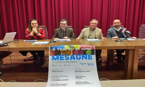 Il Comune di Mesagne e il Teatro Pubblico presentano a scuola la stagione teatrale