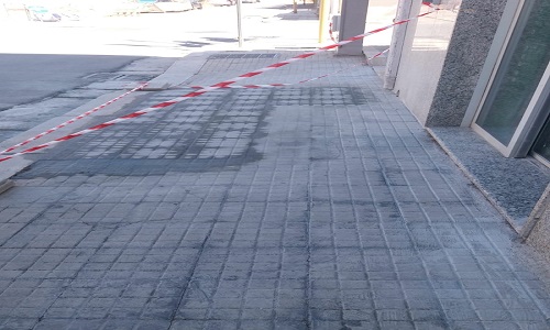 Brindisi rione Casale finalmente i lavori di rifacimento dei marciapiedi 
