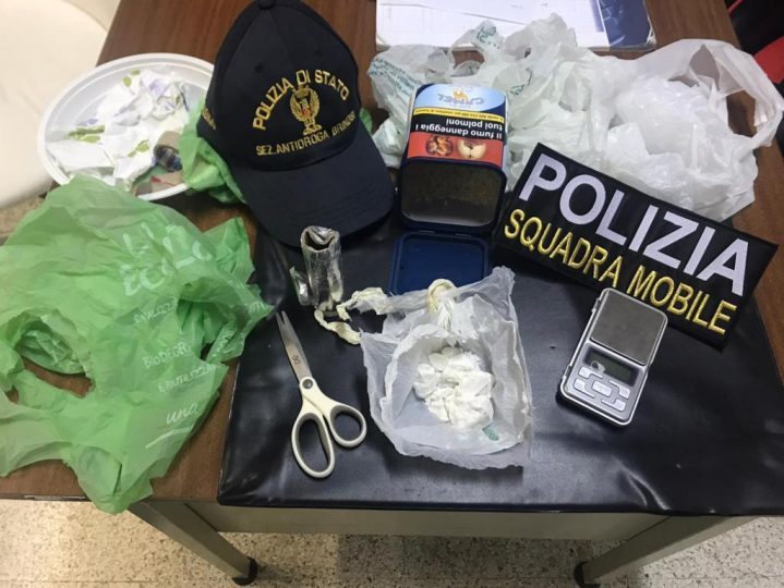 Brindisi: trovato con la cocaina in casa. Arrestato 42enne