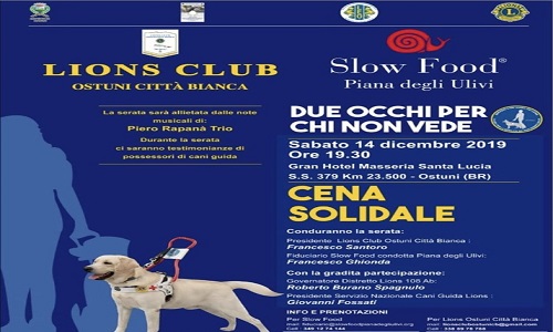 Evento di solidarietà promosso dal Lions Club ad Ostuni