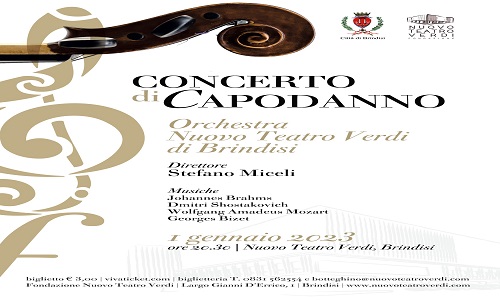 Gli auguri in musica della orchestra del Nuovo Teatro Verdi di Brindisi 