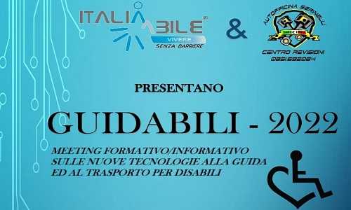 Guidabili 2022 – Incontro informativo sulle nuove tecnologie per la guida e il trasporto disabili