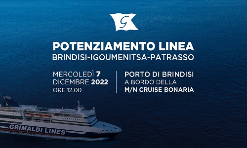  Porto di Bari e di Brindisi: “La Puglia protagonista delle Autostrade del mare in Italia ed in Europa”. 