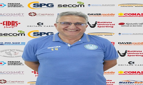 Volley coach Quarta non e' piu' l'allenatore della Aurora volley Brindisi 