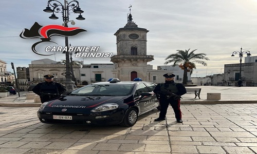 Francavilla Fontana (BR). Arrestato dai Carabinieri il presunto responsabile di vari furti e tentati furti ai danni di attività commerciali.