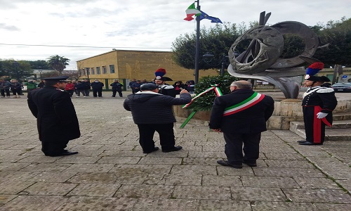 Cerimonia di commemorazione del Carabiniere M.O.V.M. Cosimo Luigi MICCOLI.